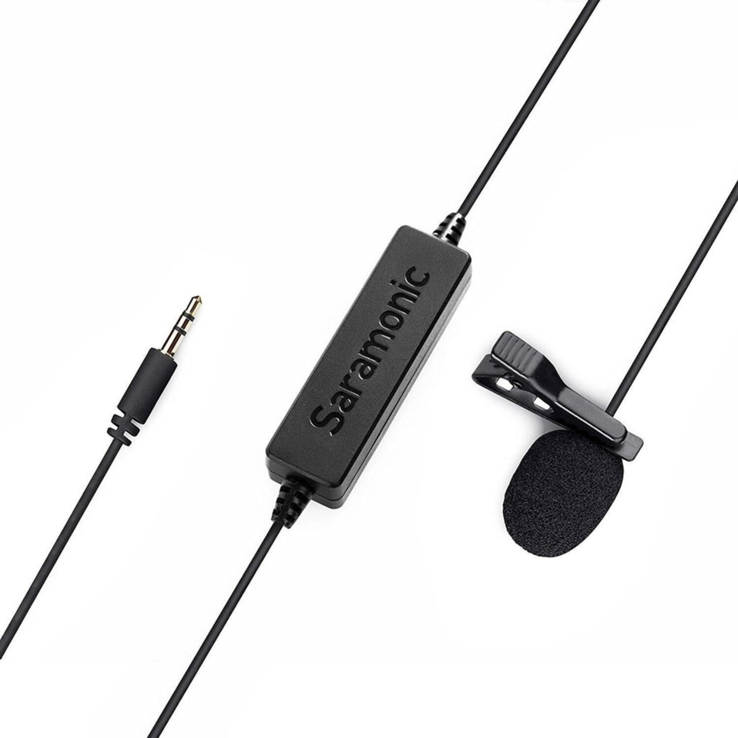 Saramonic LavMicro Omnidirectional Lavalier Mic with 3.5mm TRS/TRRS Output for Cameras, Mobile Devices & More