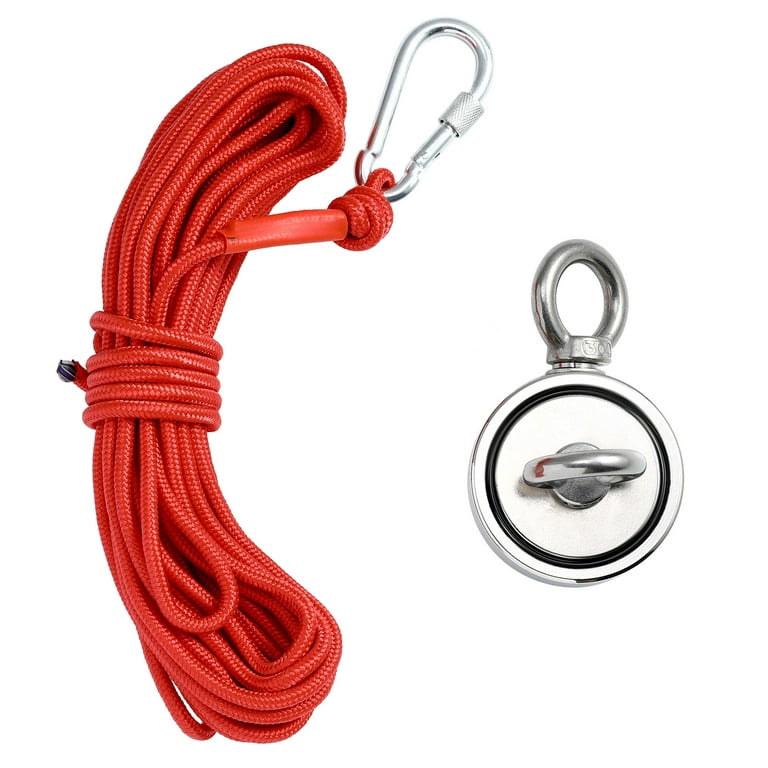 Double Sided Magnet Fishing Kit - Strong Magnet for Magnet Fishing