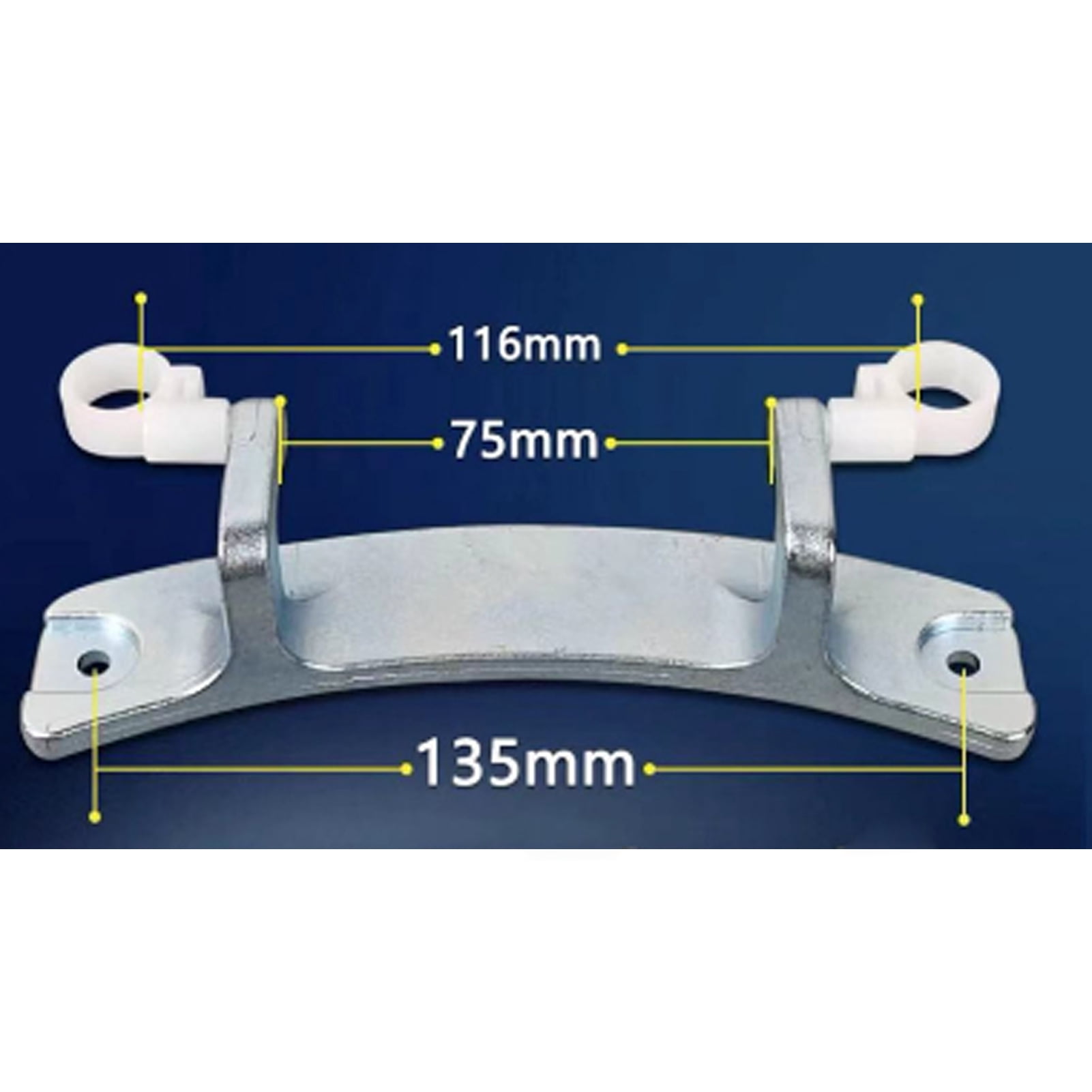 Washer Door Hinge Replacement Part, Widely Washing Machine Door Hinge Sturdy Durable Aluminum Alloy  For Front Loading Washing Machine