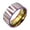 Silver Multicolored, variant on Mens Stainless Steel Personality Simple Irregular Tapered Domineering Rock Hip Hop Exquisite Hand Jewelry Ring Silver Gold Size 8