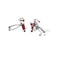 thumbnail image 1 of Gemelos con forma de tambor musical para hombre, venta al por mayor, gemelos, francesa con clavos Estilo A, 1 of 8