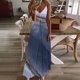 thumbnail image 1 of Puntoco Vestidos Mujer Verano Mujer Verano Casual Estampado V-Cuello Sin Mangas Vestido De Correa, 1 of 5