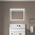 thumbnail image 2 of Bathroom Mirrors 36 x 30 Inch LED Bathroom Mirror with Front and Backlight, Wall Mounted Vanity Mirror with Aluminum Frame, Anti-Fog, Memory, 3 Colors, Stepless Dimmable,Wall Mounted Bathroom Mirrors, 2 of 6