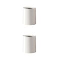 thumbnail image 2 of Yuarrent Bote de basura Reemplazo de boca ancha Estilo japonés Hogar Apartamento Cubo de basura Blanco Pequeño 2piezas, 2 of 6