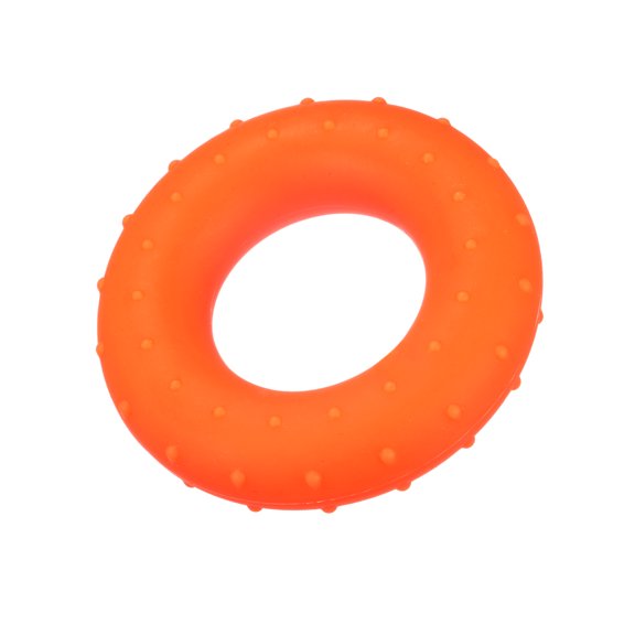 Uxcell 2.76" 50 Lbs Orange Hand Grip Strengthener Hand Grip Ring for Strength Training