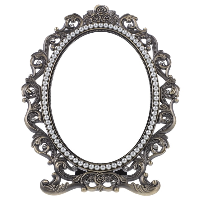 MasteelfCA Delicate Makeup Mirror Desktop Vanity Mirror Dresser Room Makeup Mirror