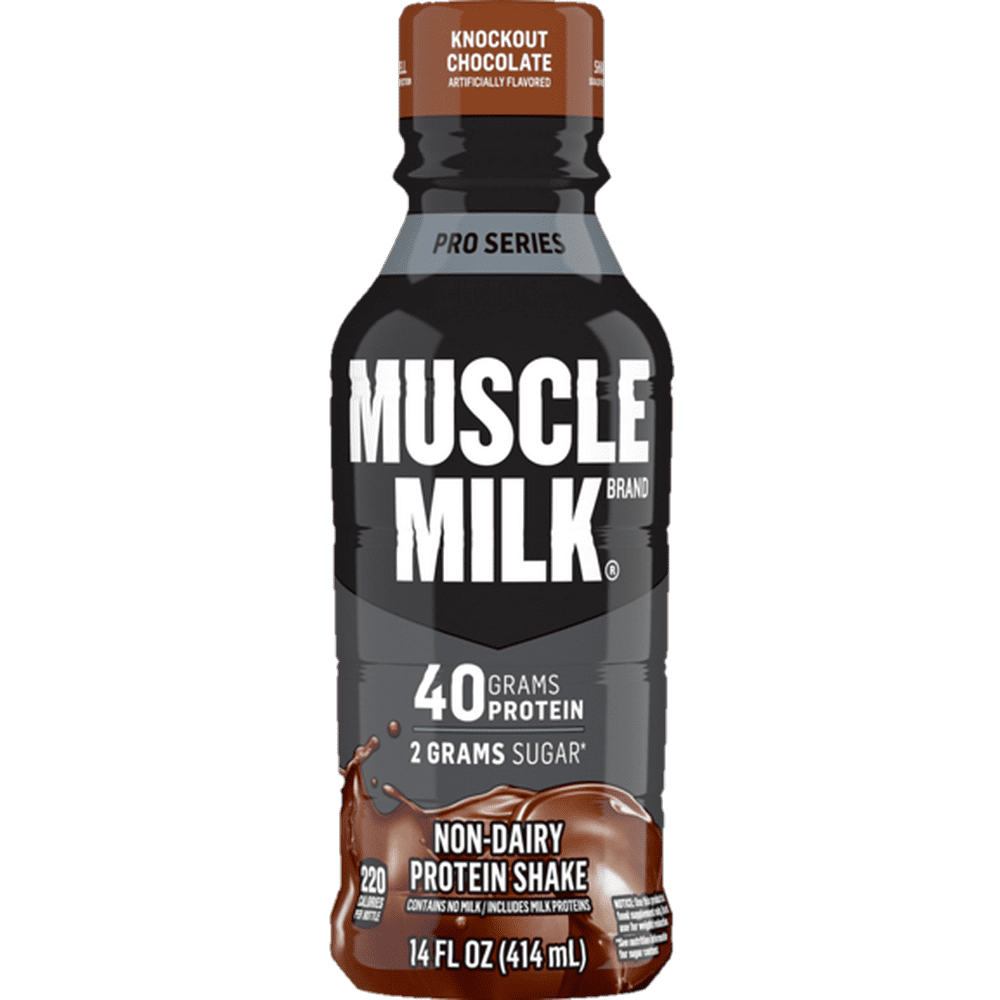 Muscle Milk Pro Series Protein Shake, Knockout Chocolate, 40g Protein