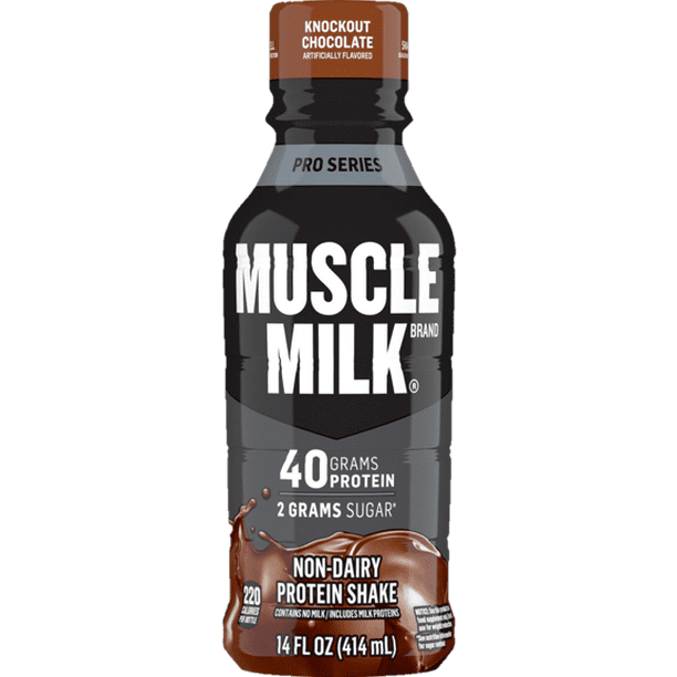 Muscle Milk Pro Series Protein Shake, Knockout Chocolate, 40g Protein