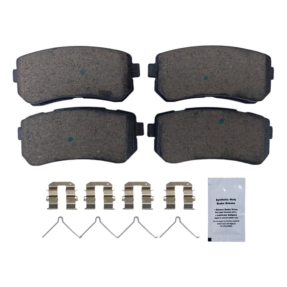 HUSCH Rear Ceramic Brake Pads Kit D1829 Fit For Hyundai Sonata 2016-2019, For Kia Optima 2016-2020
