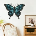 thumbnail image 4 of Decoración de pared de mariposas de metal. Arte de pared para sala de estar, ideal para dormitorios, salas de estar, oficinas y porches exteriores. Decoraciones de pared de metal., 4 of 6