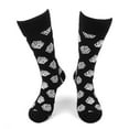 thumbnail image 2 of Urban-Peacock Men's Novelty Fun Dress Socks - Dice - Black - 1 Pair, 2 of 5