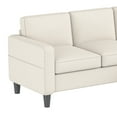 thumbnail image 6 of Aukfa 78" Sectional Sofa with Storage Ottoman, L Shape Couch for Living Room, Cotton, Beige, 6 of 7