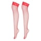 thumbnail image 1 of Medias De rejilla para mujer Yinane Encaje floral Malla De Red rosa talla inconfundible rojo, 1 of 8