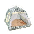 thumbnail image 1 of Billuyoard Unique Cat And Feline Retreat Dog Puppy Tent Dog All Dog Durable House Cage Playpen Pet House Tent Small Suministros para perros verde S, 1 of 6