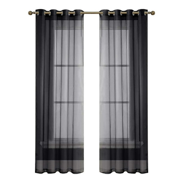 Tulles Backdrop Drapes Curtain Modern Style Divider Panel Semi-blackout Voiles Shear Fabric Party Home Decor