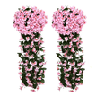 thumbnail image 1 of "2pcs Flores Artificial Wisteria Decoración Boda Hogar Fiesta Malubero, Rosa ", 1 of 5