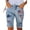 AA-Dark Blue, variant on Womens 4th of July Outfits American Flag Print Jeans Vintage Ripped Frayed Hem Denim Shorts Summer Knee Length Jean Shorts with Pockets Dark Blue S