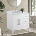 thumbnail image 2 of Vanity Art 36" Single Sink Bathroom Vanity Cabinet with Engineered Marble Countertop, 2 of 9