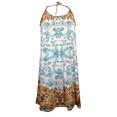 thumbnail image 5 of Vestido sin mangas con estampado de cuello colgante de metal a la moda informal de verano para mujer Pompotops  ghjkhdj1775, 5 of 5