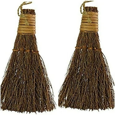 HTYSUPPLY Cinnamon Scented Mini 6In Broom (Holiday, Fall, Autumn, , Christmas) 2pk, 2 Count (Pack of 1)