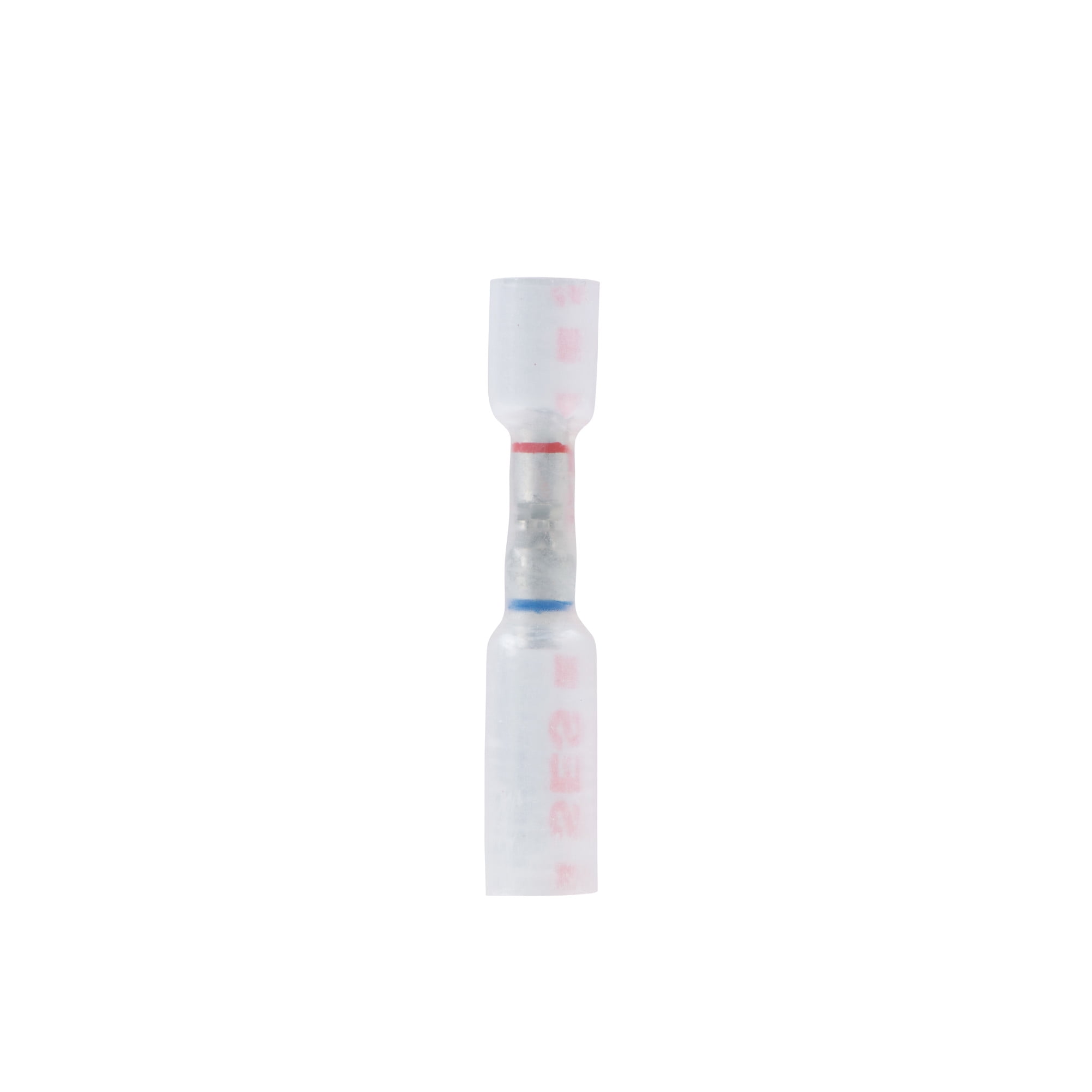Set of 25 White Ancor 22-18 AWG Heat Shrink Step-Down Connector, 3"