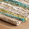 thumbnail image 2 of Dash & Albert Francisco Handwoven Cotton Rug, 10' x 14', Green, 2 of 5