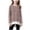 Brown, variant on YHAJDS Girl's Fall Winter Shirts Striped Lace Hem Asymmetrical Crewneck Casual Sport Pullover Tee