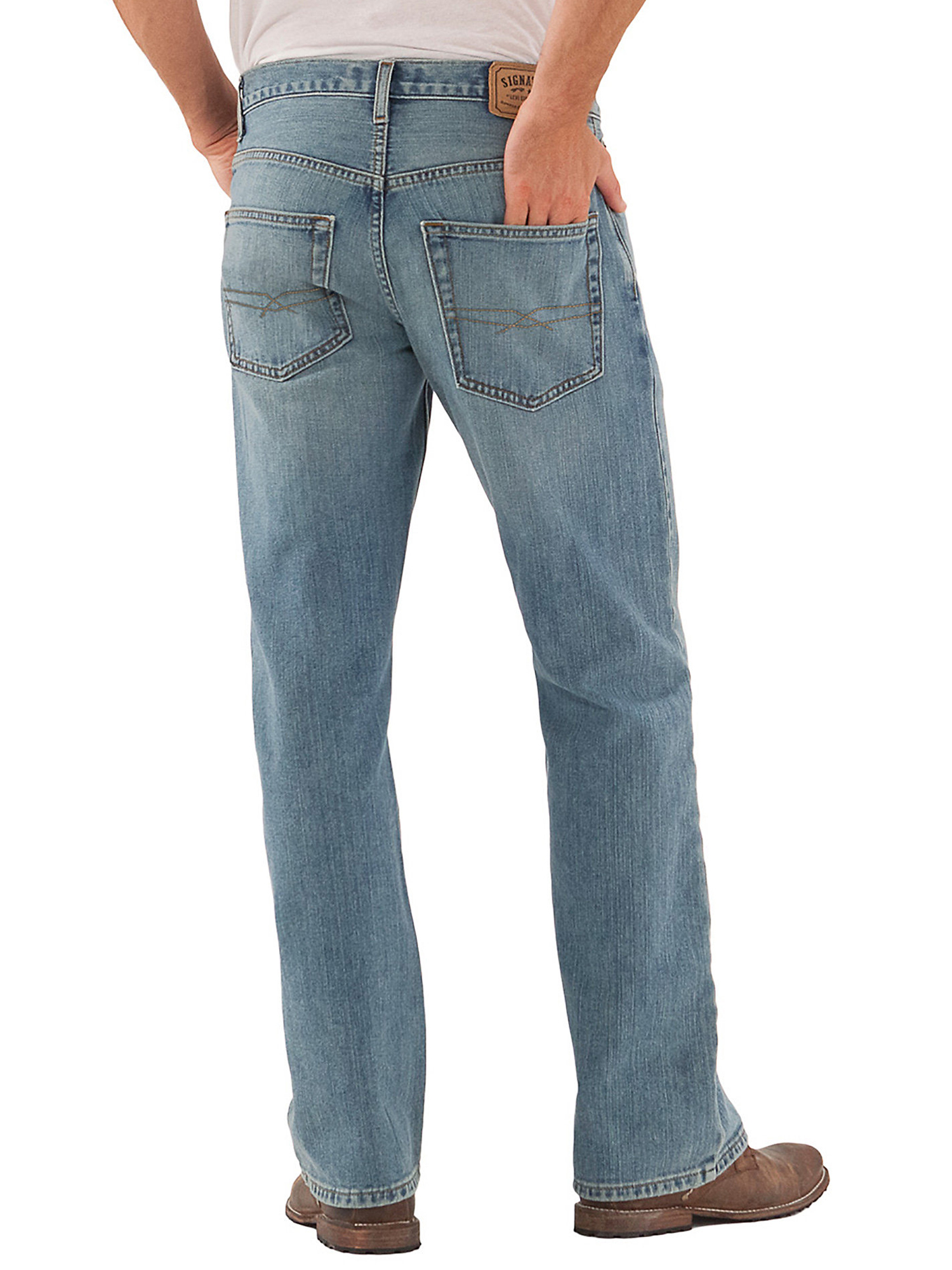 Signature by Levi Strauss & Co. Men's and Big and Tall Bootcut Jeans - image 5 of 7
