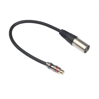 PULSE XLR Microphone Male to Female Audio Cable Black 2m