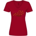 thumbnail image 3 of Inktastic Happy Fall Y'all Kentucky Women's V-Neck T-Shirt, 3 of 5