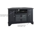 thumbnail image 3 of Crosley LaFayette 48" Corner TV Stand in Black, 3 of 6