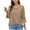#Khaki, variant on Xixinqiwan Women No Boundaries Tops,Womens 3/4 Sleeve T Shirts Round Neck Solid Shirts Cute Fit Summer Casual Basic Tee Tops Light Blue M