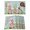 Green Red, variant on Placemats Set of 6, Easter Bunny Gnomes Woven Placemat, Linen Place Mats for Kitchen/Dining Tables, Spring Easter Eggs Floral Teal Wood Washable Table Mats for Party
