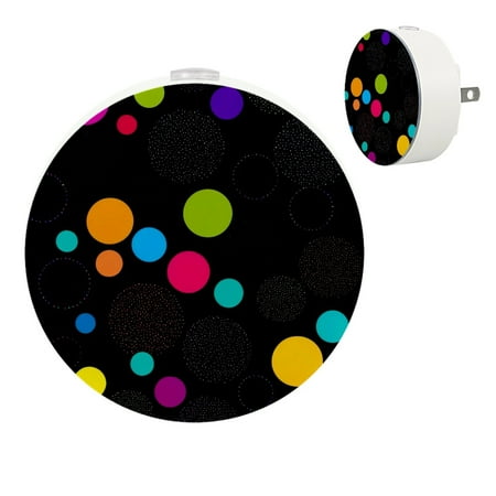

YZUOUZY Bedside Lamps Bedroom Lamp Bedroom Lamps Set of 2 Polka Dot Colorful Jelly Beans