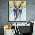 thumbnail image 5 of Epic Graffiti 'Elephant Colors' by Michelle Faber, Canvas Wall Art, 26"x30", 5 of 8