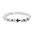 thumbnail image 1 of Pulseras de obsidiana Minnieouse con cuentas de piedra redonda Natural turquesa para mujer Tipo 7, 1 of 6
