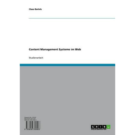 Content Management Systeme im Web - eBook (Best Web Content Management System)