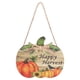 thumbnail image 1 of Decoraciones para el hogar, letrero para puerta de entrada, letrero de granja con forma de calabaza, letrero para puerta de Acción de Gracias, de primera línea, 1 of 12