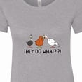 thumbnail image 4 of Inktastic Thanksgiving Turducken Rumors 'they Do What?' Women's T-Shirt, 4 of 5