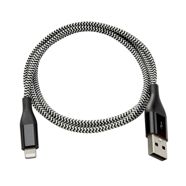 Câble de charge et de synchronisation avec connecteur Lightning vers USB-A de 0,9 m - blackweb ™