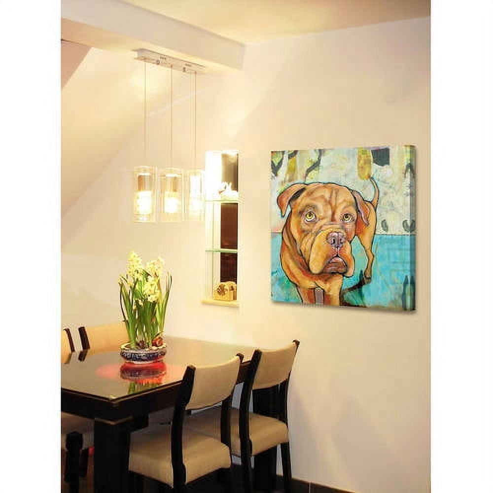 "Dogue De Bordeaux" Painting Print on Wrapped Canvas
