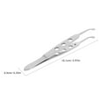 thumbnail image 2 of HONMEET Facial Tweezers Meibomian Steel Silver 1Pack, 2 of 6