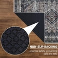 thumbnail image 6 of Keen Home Design Machine Washable Area Rugs with Non-slip Backing, Ideal for Hallway, Living Room, Bedroom, Kitchen and Laundry Room, Vintage Moroccan and Low Pile Rug ( 3' x 5' ), 6 of 9
