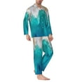 thumbnail image 3 of Kll Beach Sleepwear Mens Flannel Pajamas,Long Cotton Pj Set, 3 of 9