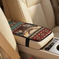 thumbnail image 4 of Xoenoiee Aztec Deer Wolf American Tribal Print Car Seat Covers Full Set of 5 for Women Men, Faux Leather Auto Seat Cover Protector with Seat Belt Covers and Center Console Cover, 4 of 7