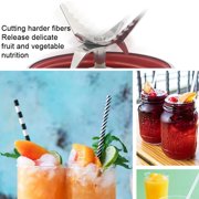 50Pcs Replacement Juicer Blades, 304 Stainless Steel Semi-Circle Design, Portable Fruit Blender Knife Parts, High Durability Mixing Cutter, Universal Fit for Hand Mixer Accessories
