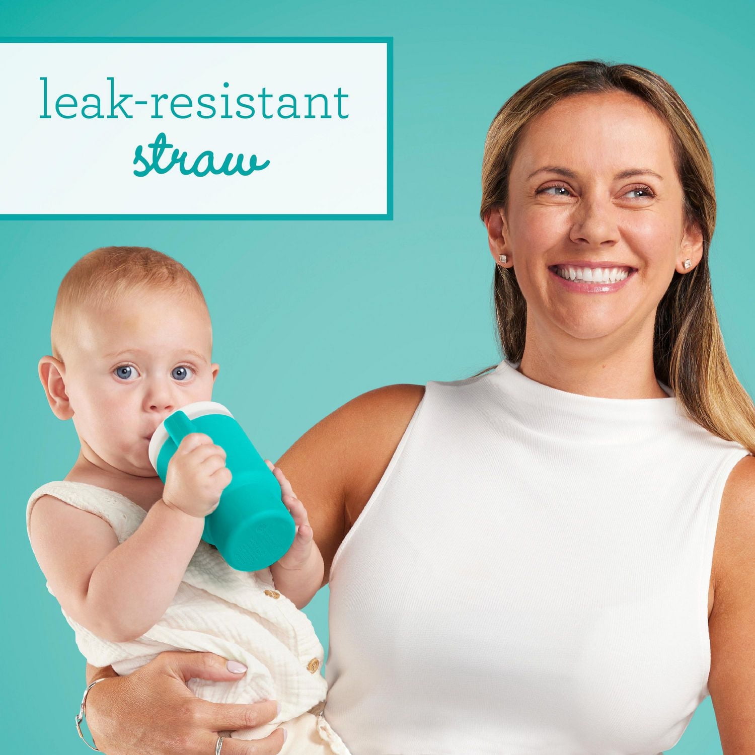 Infantino My 1st Tumbler - Aqua, Aqua infant tumbler