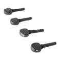thumbnail image 1 of 4Pcs Violin Tuning Peg, Portable Fine Appearance Wood Violin Peg Replacement Black, 1 of 8
