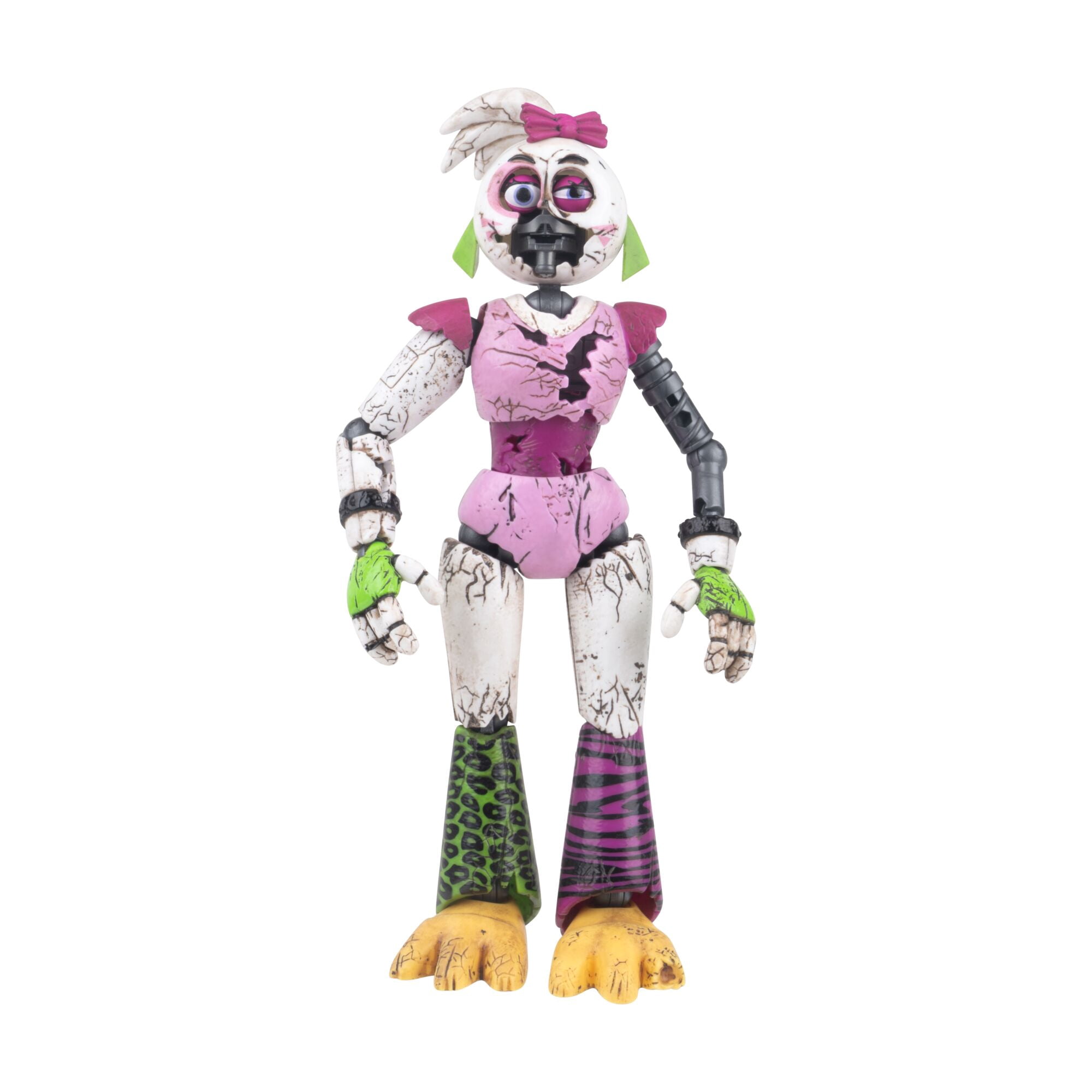Five Nights At Fredy's 6 inch Endo-Series Collectable Figure - Glamrock Endo with Glamrock Chica Parts