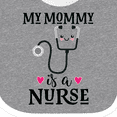 thumbnail image 4 of Inktastic Nurse Mom Kids Nursing Girls Baby Bib, 4 of 4